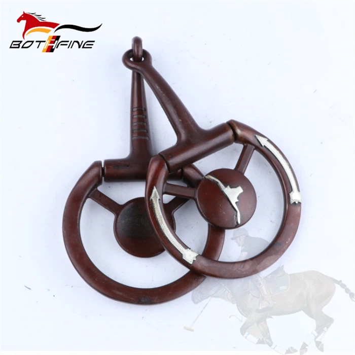 Carbon steel antiqued snaffle western bit price
